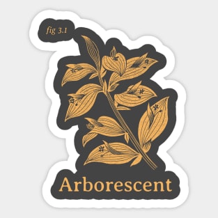 I Love Arborescent Sticker